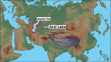 Caspian Sea World Map Shana Danyette