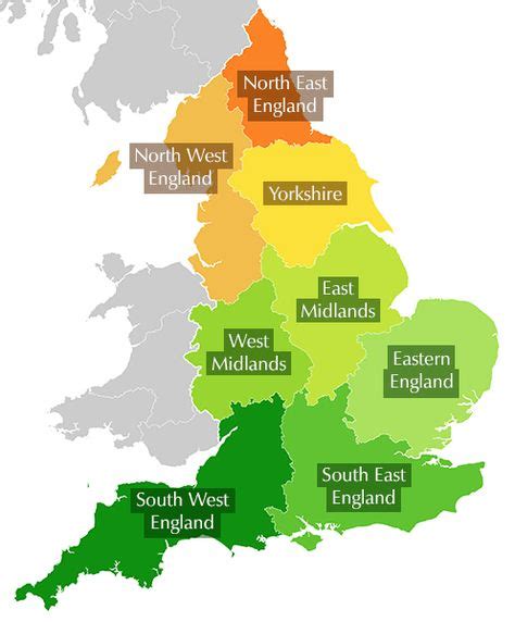 Uk Regions Map