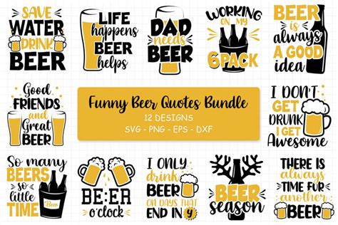 Funny Beer Quotes Bundle Svg Beer Quotes Svg Beer Svg Beer Bundle