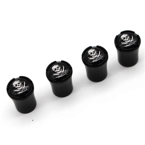 4Pcs Set Car Styling Zinc Alloy Car Tire Valve Caps Wheel Tires Tire