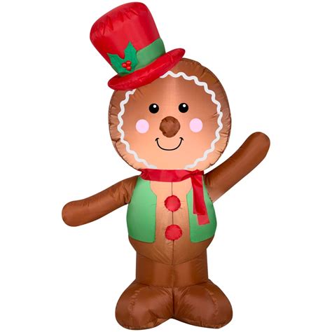 Christmas Gingerbread Man Inflatable Best Christmas Inflatables 2018