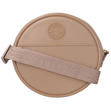 Bolsa Redonda Tiracolo Feminina Moleca Nude Bolsas Magazine Luiza