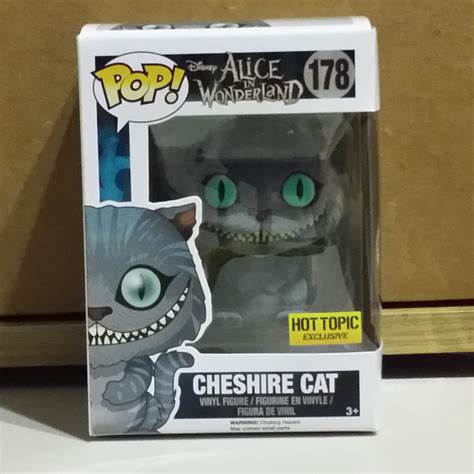 Funko POP Disney Cheshire Cat 178 Movie Flocked Hot Topic Exclusive