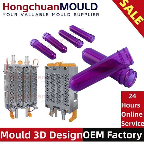 Plastic Hot Runner Mould Multi Cavities Plastic Preform Mould With Valve Gate China Pet