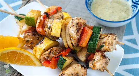 Heart Healthy Grilled Chicken Kebabs Recipe