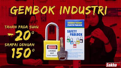 Gembok Industri Distributor Onebiz Compact Safety Padlock Ob