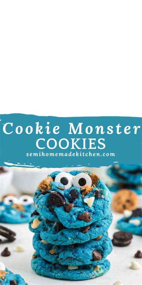 Cookie Monster Cookies Video Recipe Video In 2024 Monster