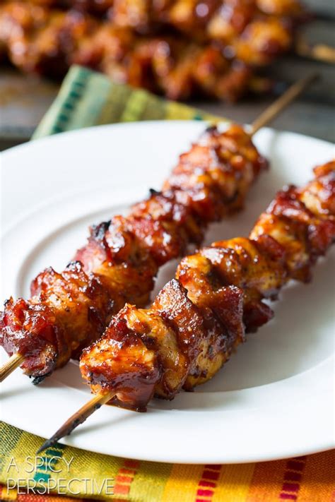 Chipotle BBQ Chicken Skewers Recipe A Spicy Perspective