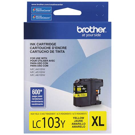 Genuine Brother Lc Y Yellow Oem Inkjet Ink Cartridge Print Imaging