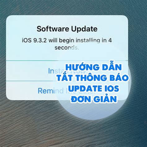 Hướng dẫn bạn cách tắt thông báo cập nhật IOS để tránh bị làm phiền