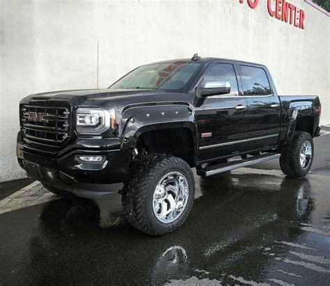 gmc denali truck lifted black - Voluminous Weblogs Photography