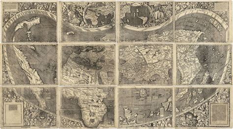 Universalis Cosmographia De Martin Waldseemüller 1507 Mapas Milhaud