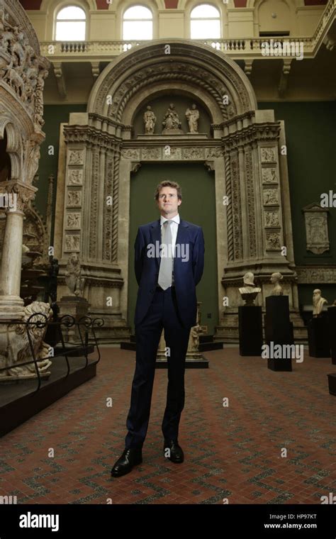 Former Labour MP Tristram Hunt at the V&A in London on his first day as ...