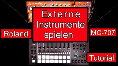 Externe Instrumente Spielen Roland Mc Tutorial Youtube