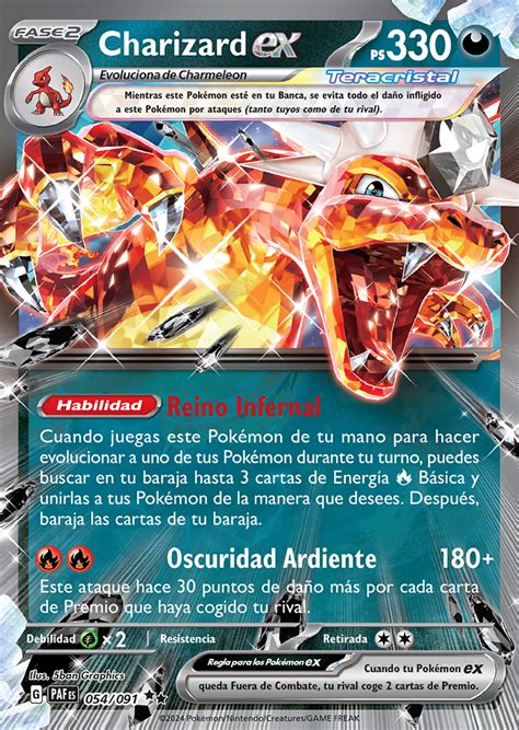 Charizard Ex 054 245 Destinos De Paldea Trading Card Game