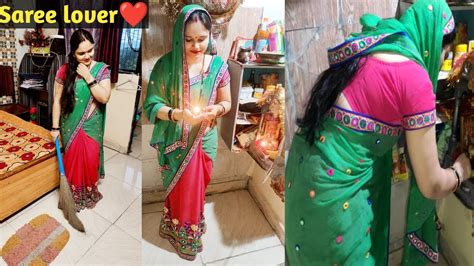 💞saree Vlog💞सावन का दूसरा सोमवार।। Afternoon To Night Routine🌺व्रत वाले