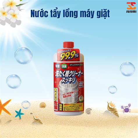 Nước tẩy rửa lồng máy giặt Nhật Bản 550g Shopee Việt Nam