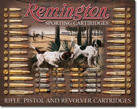 Metalowy Plakat Reklamowy Blacha Tin Sign Usa Remington Amunicja Do