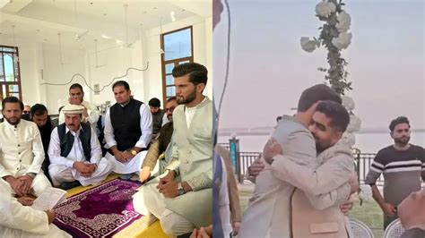 Shaheen Afridi Ties The Knot With Shahid Afridi S Daughter Gets Warm