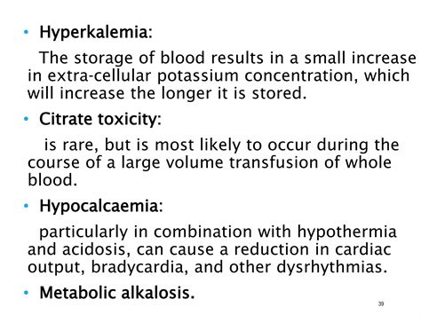 Complications Of Blood Transfusion PPT