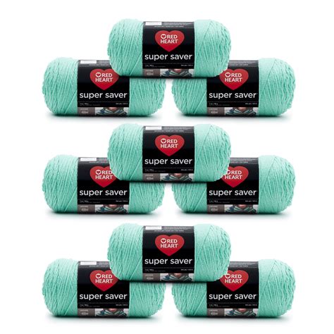 Red Heart Super Saver Medium Acrylic Yarn Aruba Sea Oz G