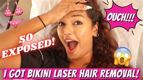 I Got Bikini Laser Hair Removal DONE AT HOME Insane Results YouTube