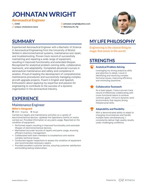 3 Aeronautical Engineer Resume Examples & How-To Guide for 2024