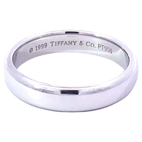 Tiffany And Co Tiffany Forever Polished Platinum Unisex Wedding Band