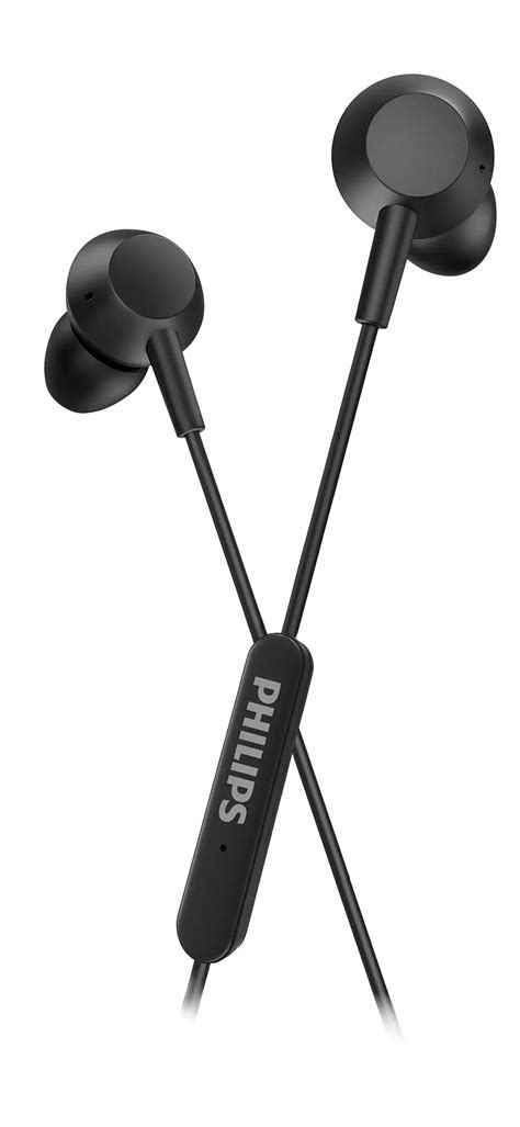 In-ear headphones with mic TAE5008BK/00 | Philips