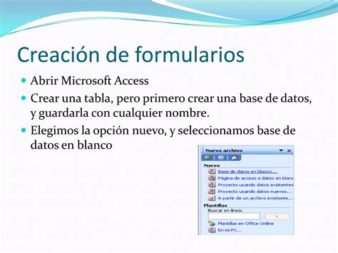 Creaci N De Formularios Ppt