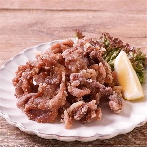 カリッとやみつき！豚こま肉の唐揚げ 作り方・レシピ クラシル