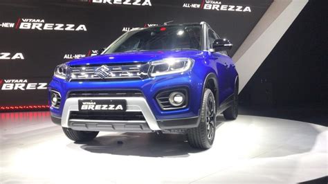 Maruti Suzuki Unveils Vitara Brezza Facelift Auto Expo Day