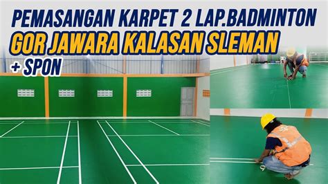 Jasa Pembuatan Lapangan Badminton Di Sleman Harga Terjangkau