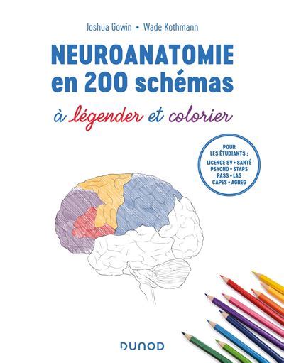 Neuroanatomie en 200 schémas à légender et colorier broché Joshua