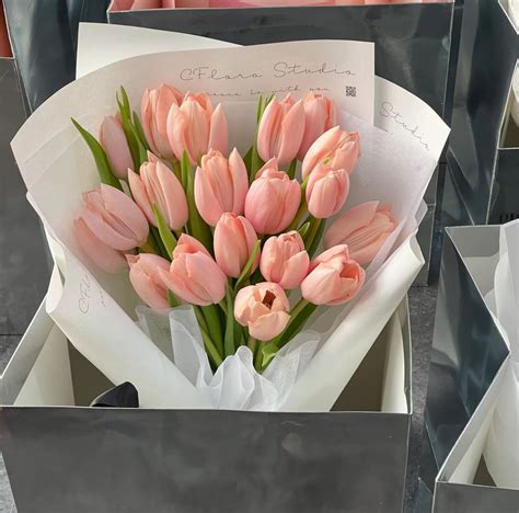 Premium Tulips Flower Bouquet