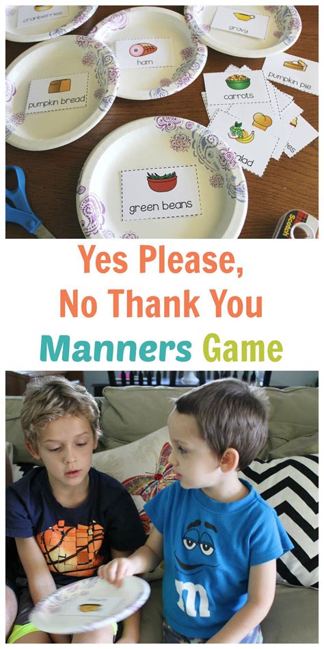 Yes please no thank you thanksgiving manners for kids – Artofit