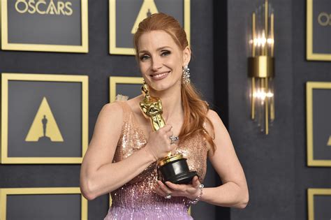 Jessica Chastain Wins Best Actress Oscar For Tammy Faye Ap News