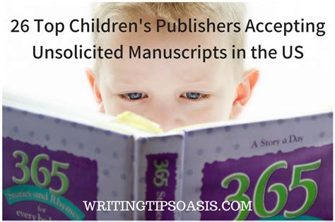 26 Children’s Publishers Accepting Unsolicited Manuscripts in the US ...