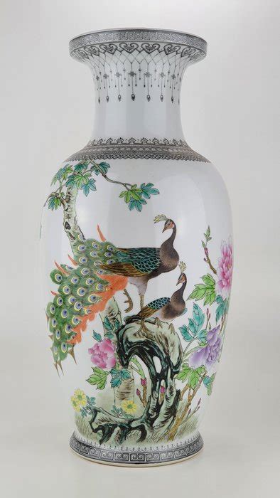 Vase Porcelain Large And Fine Baluster Vase With Catawiki