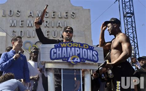 Photo Rams Celebrate Super Bowl Lvi Win With Victory Parade In Los