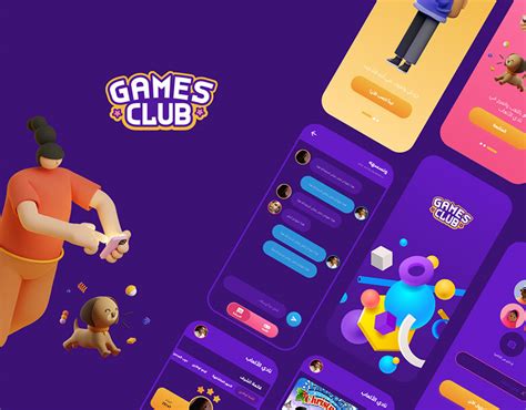 Games Club Uiux Design Behance