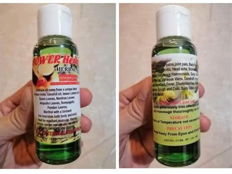 Pain Reliever Power Herbs Miracle Massage Oil Lazada Ph