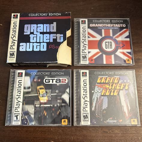 Gta Grand Theft Auto Collectors Edition Playstation 1 Ps1 Complete