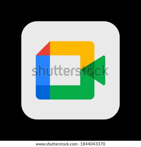 Google meet icon vector