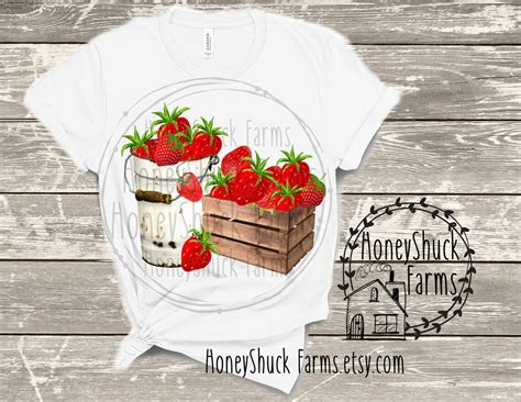 Strawberry Clipart Digital Png Strawberry Patch Strawberry - Etsy