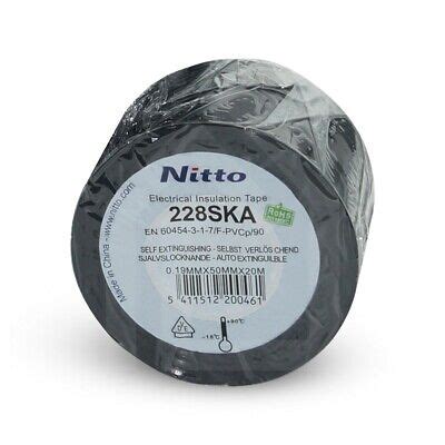 Nitto 228 SKA Isolierband 50mm X 20m Elektro Tape PVC Isotape VDE