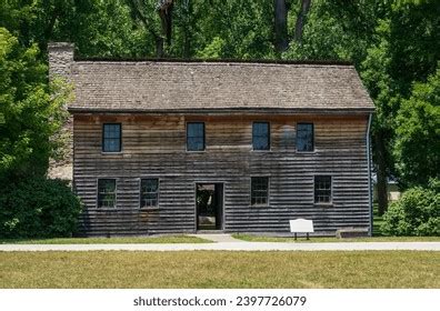 Historic Buildings Carillon Historical Park Museum Stock Photo ...