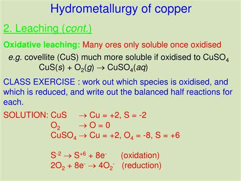 Ppt Extraction Metallurgy Of Copper Powerpoint Presentation Free