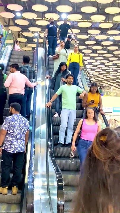 Escalator Prank😂girl Tuching Video🤣 Funny Video Girl Reaction