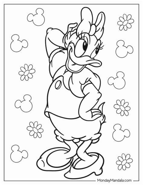 18 Daisy Duck Coloring Pages Free Pdf Printables